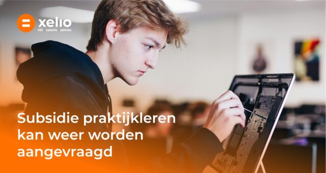 Reminder: Subsidie Praktijkleren kan aangevraagd worden