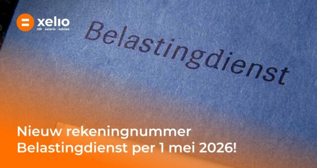 Nieuw rekeningnummer Belastingdienst per 1 mei 2026!